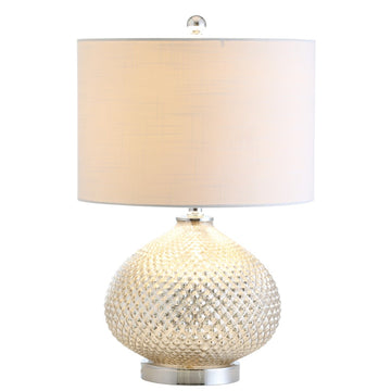 Ames 22.5" LED Glass Table Lamp - JONATHAN Y